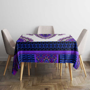 Africa Tablecloth African Dashiki Royal Purple Version