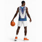 Africa Basketball Jersey African Dashiki Royal Blue Version LT14