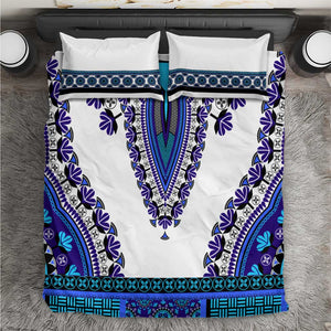 Africa Bedding Set African Dashiki Royal Blue Version