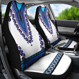 Africa Car Seat Cover African Dashiki Royal Blue Version