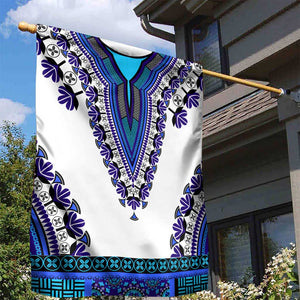 Africa Garden Flag African Dashiki Royal Blue Version