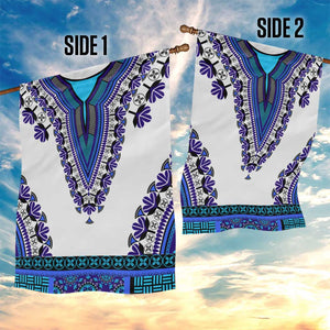 Africa Garden Flag African Dashiki Royal Blue Version