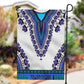 Africa Garden Flag African Dashiki Royal Blue Version