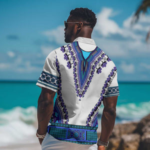 Africa Hawaiian Shirt African Dashiki Royal Blue Version