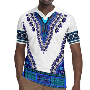 Africa Rugby Jersey African Dashiki Royal Blue Version