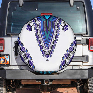 Africa Spare Tire Cover African Dashiki Royal Blue Version