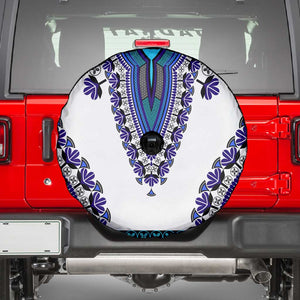 Africa Spare Tire Cover African Dashiki Royal Blue Version