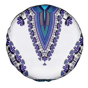 Africa Spare Tire Cover African Dashiki Royal Blue Version