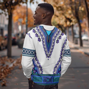 Africa Sweatshirt African Dashiki Royal Blue Version