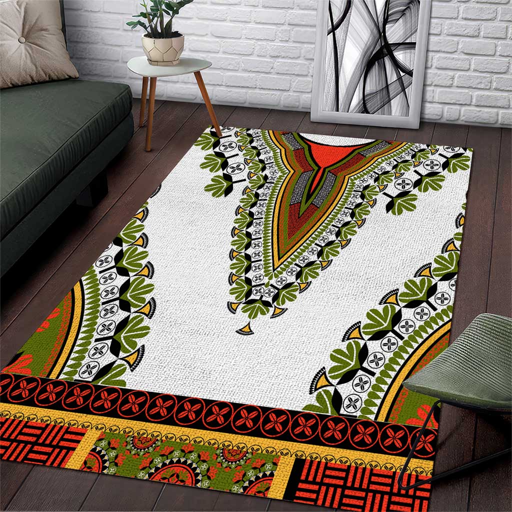 Africa Area Rug African Dashiki Royal Gold Version