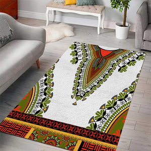 Africa Area Rug African Dashiki Royal Gold Version