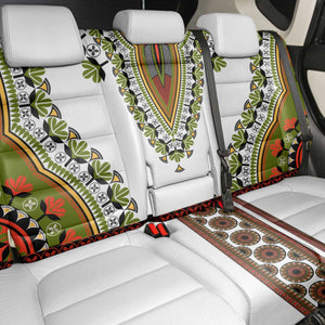 Africa Back Car Seat Cover African Dashiki Royal Gold Version