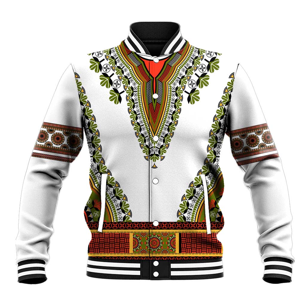 Africa Baseball Jacket African Dashiki Royal Gold Version LT14