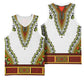 Africa Basketball Jersey African Dashiki Royal Gold Version LT14