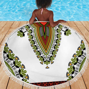 Africa Beach Blanket African Dashiki Royal Gold Version