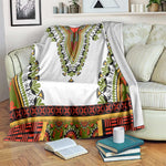 Africa Blanket African Dashiki Royal Gold Version