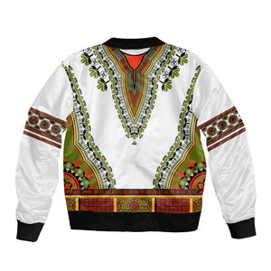 Africa Bomber Jacket African Dashiki Royal Gold Version