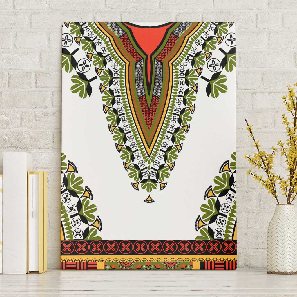 Africa Canvas Wall Art African Dashiki Royal Gold Version