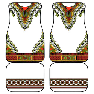 Africa Car Mats African Dashiki Royal Gold Version