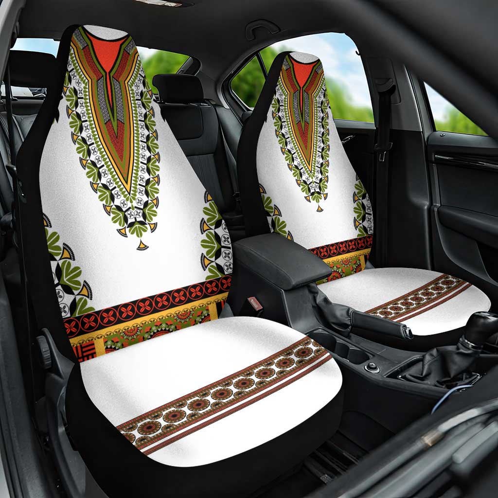 Africa Car Seat Cover African Dashiki Royal Gold Version