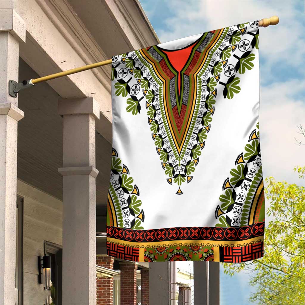 Africa Garden Flag African Dashiki Royal Gold Version