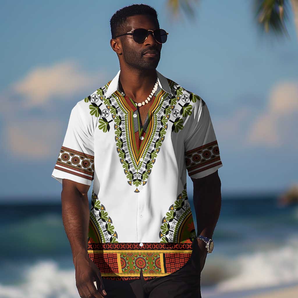 Africa Hawaiian Shirt African Dashiki Royal Gold Version