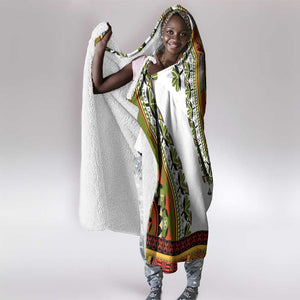 Africa Hooded Blanket African Dashiki Royal Gold Version