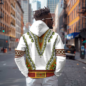 Africa Hoodie African Dashiki Royal Gold Version