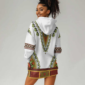 Africa Hoodie Dress African Dashiki Royal Gold Version