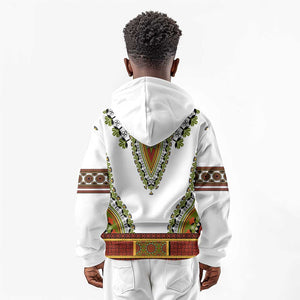 Africa Kid Hoodie African Dashiki Royal Gold Version