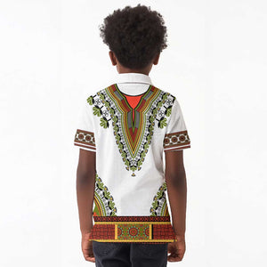 Africa Kid Polo Shirt African Dashiki Royal Gold Version