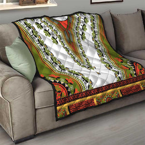 Africa Quilt African Dashiki Royal Gold Version