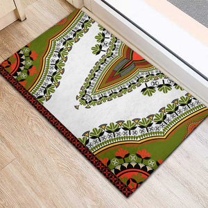 Africa Rubber Doormat African Dashiki Royal Gold Version