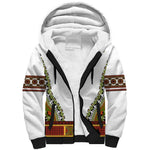 Africa Sherpa Hoodie African Dashiki Royal Gold Version