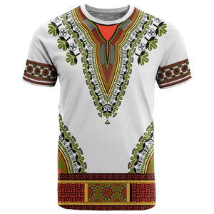 Africa T shirt African Dashiki Royal Gold Version