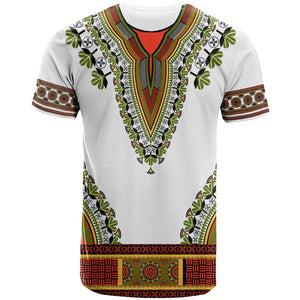 Africa T shirt African Dashiki Royal Gold Version