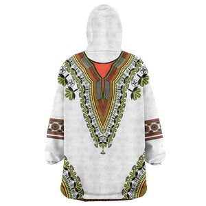 Africa Wearable Blanket Hoodie African Dashiki Royal Gold Version