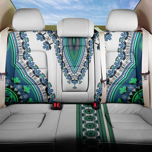 Africa Back Car Seat Cover African Dashiki Royal Turquoise Version