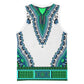 Africa Basketball Jersey African Dashiki Royal Turquoise Version LT14