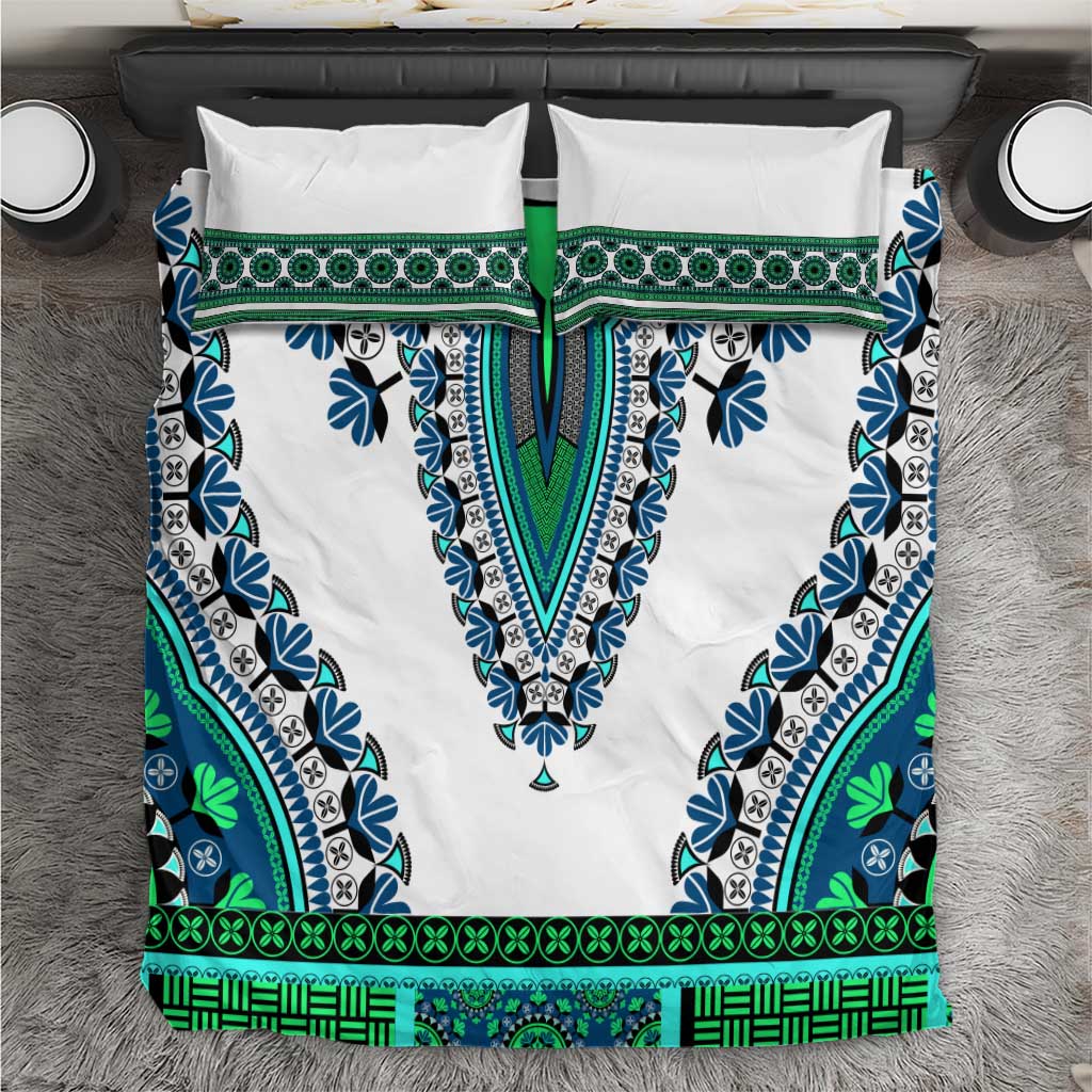 Africa Bedding Set African Dashiki Royal Turquoise Version