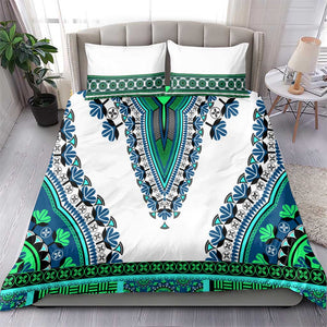 Africa Bedding Set African Dashiki Royal Turquoise Version