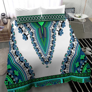 Africa Bedding Set African Dashiki Royal Turquoise Version