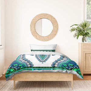 Africa Bedding Set African Dashiki Royal Turquoise Version