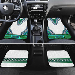 Africa Car Mats African Dashiki Royal Turquoise Version