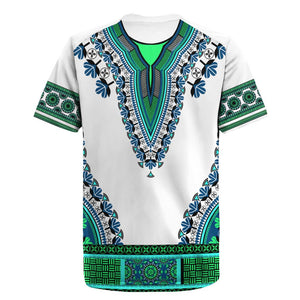 Africa Rugby Jersey African Dashiki Royal Turquoise Version