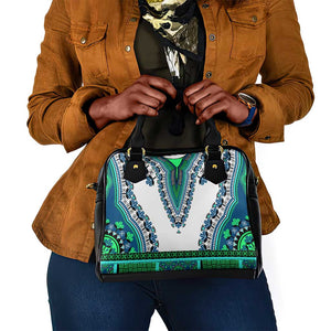 Africa Shoulder Handbag African Dashiki Royal Turquoise Version