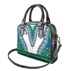 Africa Shoulder Handbag African Dashiki Royal Turquoise Version