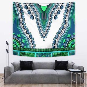 Africa Tapestry African Dashiki Royal Turquoise Version