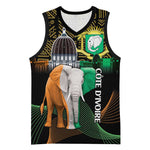Personalized Cote dIvoire Independence Day Basketball Jersey Ivory Coast Elephant African Pattern LT14