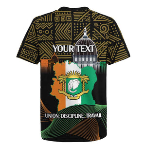 Personalized Cote dIvoire Independence Day Rugby Jersey Ivory Coast Elephant African Pattern